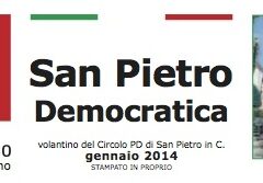 San Pietro Democratica, il Giornalino di San Pietro San Pietro Democratica, il Giornalino di San Pietro