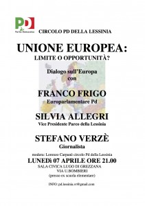 Unione Europea: limite o opportunità?