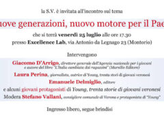 Nuove generazioni, nuovo motore per il Paese Nuove generazioni, nuovo motore per il Paese