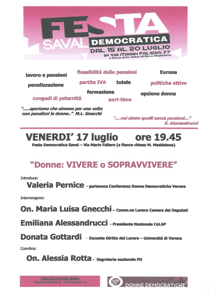 17 LUGLIO DONNE