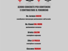 Con l’azzardo non si gioca: azioni concrete per contrastare il fenomeno. Partecipa Lorenzo Basso coordinatore intergruppo parlamentare sull’azzardo Con l’azzardo non si gioca: azioni concrete per contrastare il fenomeno. Partecipa Lorenzo Basso coordinatore intergruppo parlamentare sull’azzardo