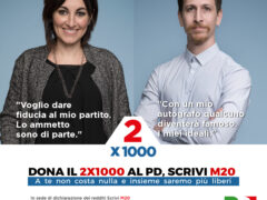 Per noi la democrazia è un valore, sostienila con il 2×1000 Per noi la democrazia è un valore, sostienila con il 2×1000