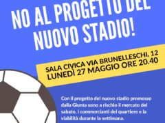 Progetto stadio nuovo: il Sindaco affronti i dubbi dei cittadini Progetto stadio nuovo: il Sindaco affronti i dubbi dei cittadini