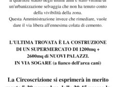 Nuovo supermercato allo Stadio: Paternoster ci vuole mettere a tacere Nuovo supermercato allo Stadio: Paternoster ci vuole mettere a tacere