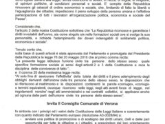 Centrodestra indispettito da Fedez? Voti la revoca delle mozioni del 1995, le “madri” di tutta l’omofobia istituzionale scaligera Centrodestra indispettito da Fedez? Voti la revoca delle mozioni del 1995, le “madri” di tutta l’omofobia istituzionale scaligera