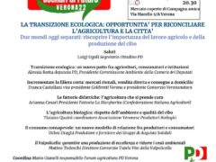 Transizione ecologica, opportunità per riconciliare l’agricoltura e la citta’ Transizione ecologica, opportunità per riconciliare l’agricoltura e la citta’