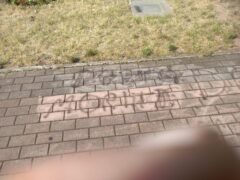 Coperte le scritte omofobe a Borgo Nuovo Coperte le scritte omofobe a Borgo Nuovo