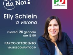 ELLY SCHLEIN A VERONA, GIOVEDÌ ORE 18.00 PARCO OTTOCENTO ELLY SCHLEIN A VERONA, GIOVEDÌ ORE 18.00 PARCO OTTOCENTO