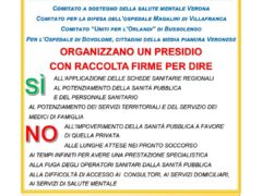 PD VERONA INVITA ISCRITTI E SIMPATIZZANTI AD ADERIRE AL PRESIDIO DI SABATO PER LA SANITÀ PUBBLICA INDETTO DAI COMITATI DEI CITTADINI PD VERONA INVITA ISCRITTI E SIMPATIZZANTI AD ADERIRE AL PRESIDIO DI SABATO PER LA SANITÀ PUBBLICA INDETTO DAI COMITATI DEI CITTADINI