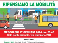 “RIPENSIAMO LA MOBILITÀ”. INCONTRO PUBBLICO PER IL TERRITORIO DELLA SECONDA CIRCOSCRIZIONE. MERCOLEDÌ 17 GENNAIO ORE 20.45 CENTRO POLIFUNZIONALE DI PONTE CRENCANO (VIA QUINZANO 24/D) “RIPENSIAMO LA MOBILITÀ”. INCONTRO PUBBLICO PER IL TERRITORIO DELLA SECONDA CIRCOSCRIZIONE. MERCOLEDÌ 17 GENNAIO ORE 20.45 CENTRO POLIFUNZIONALE DI PONTE CRENCANO (VIA QUINZANO 24/D)