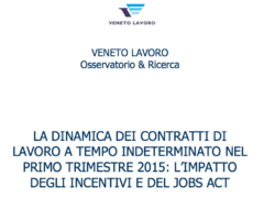 Primo trimestre 2015: i risultati del JobsAct in Veneto