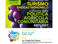 Incontro a Illasi su: Prospettive del turismo enogastronomico e riforma della Politica Agricola Comunitaria 2021-2027