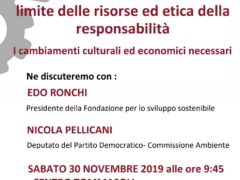 Verso un’economia sostenibile: limite delle risorse ed etica della responsabilità. I cambiamenti culturali ed economici necessari.