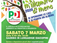M’illumino di meno 2020. Si spengono le luci e si pianta un albero.