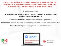 Corso sanità per amministratori. Appuntamento di mercoledì 7 luglio
