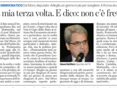 On. Dal Moro: “La mia terza volta. E dico: non c’è fretta”